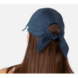 Wupper Navy Blue Cotton Cap - Barts