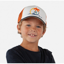 Kids Orange Surfie Baseball Cap - Barts
