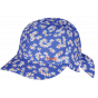 Kids Wuppy Blue Cotton Cap - Barts