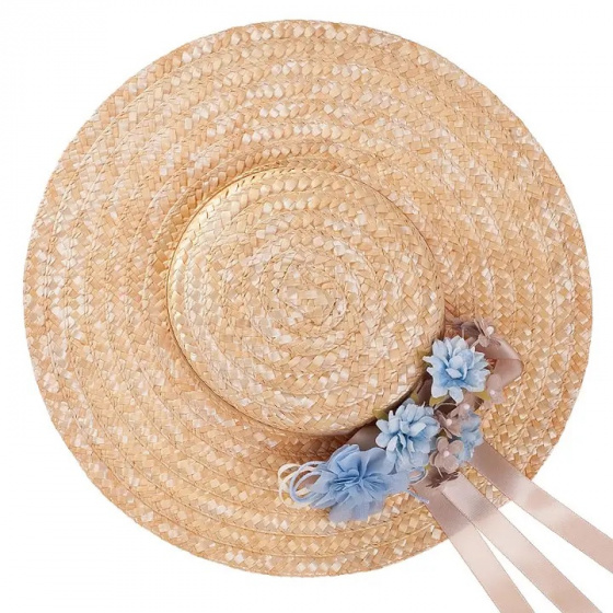 Small Provencal Hat Natalia Natural Straw - Traclet