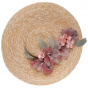 Loreto Natural Straw Provençal Hat - Traclet