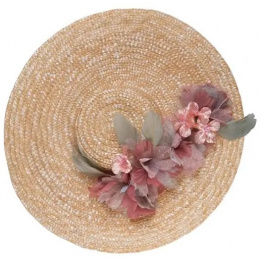 Loreto Natural Straw Provençal Hat - Traclet