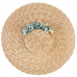 Provençal Hat Azul Natural Straw - Traclet