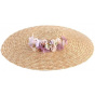 Provencal Hat Malva Natural Straw - Traclet