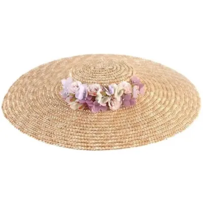 Provencal Hat Malva Natural Straw - Traclet Reference: 19790| Chapellerie Traclet