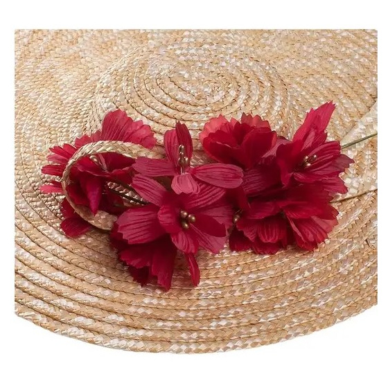 Provencal Hat Mila Natural Straw - Traclet Provencal Hat Mila Natural Straw - Traclet