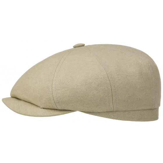 Stetson Hatteras Carlow Cotton Cap in Beige