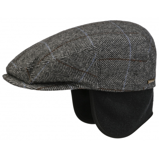 Kent EF Grey Ear Flap Cap - Stetson