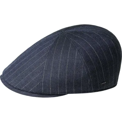 Casquette Bec De Canard Leif Line & coton Bleue - Bailey Reference : 19844| Chapellerie Traclet
