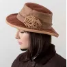 Grace Waterproof Oiled Cotton Hat - Hatman ref 19860 traclet hat shop