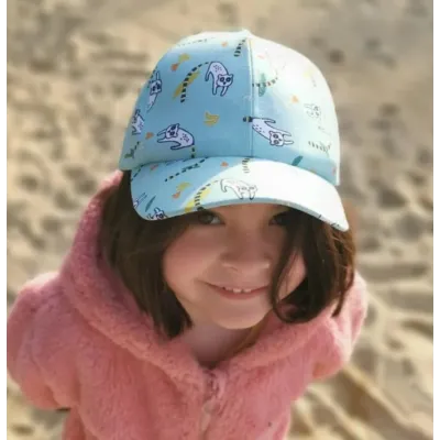 Kids' Baseball Cap Mint Water Cotton - Le Chapoté  Reference: 19888| Traclet Hat Shop