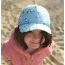 Kids' Baseball Cap Mint Water Cotton - Le Chapoté