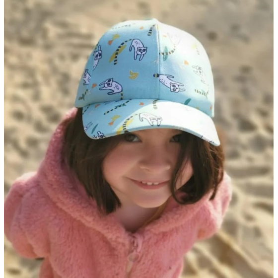 Kids' Baseball Cap Mint Water Cotton - Le Chapoté