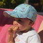 Kids' Baseball Cap Mint Water Cotton - Le Chapoté