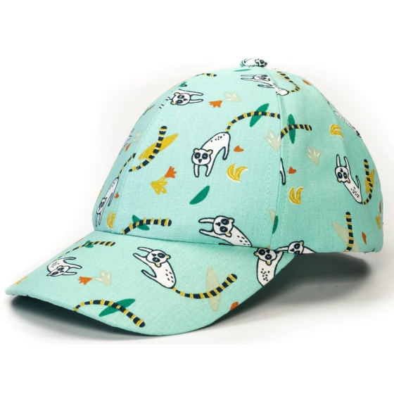 Kids' Baseball Cap Mint Water Cotton - Le Chapoté Kids' Baseball Cap Mint Water Cotton - Le Chapoté