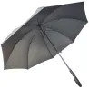 Parapluie Canne Long Semi Automatique rose a motifs léopard orange et jaune avec une manche rose claire - Esprit Référence : 199