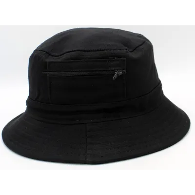Bob - chapeau Tissu Coton Noir