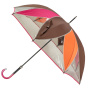 Parapluie Femme Transparent Rosace  - Piganiol