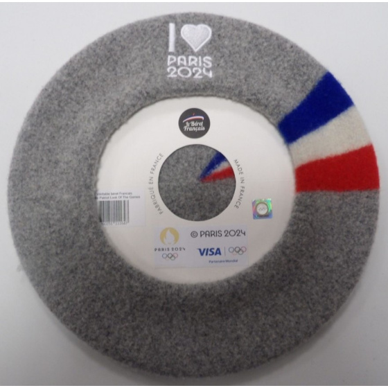 Official Olympic Games Patriot Beret I Love Paris 2024 - Le Béret Français