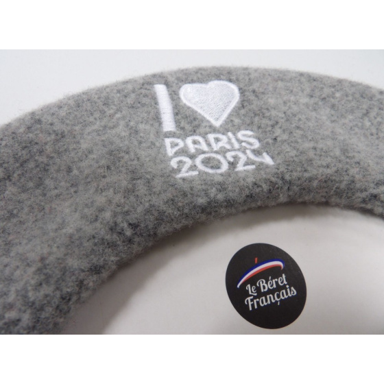 Official Olympic Games Patriot Beret I Love Paris 2024 - Le Béret Français