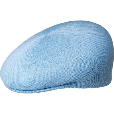 Sky Blue Tropic 504 Flat Cap - Kangol Reference: 19931| Chapellerie Traclet