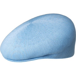 Sky Blue Tropic 504 Flat Cap - Kangol