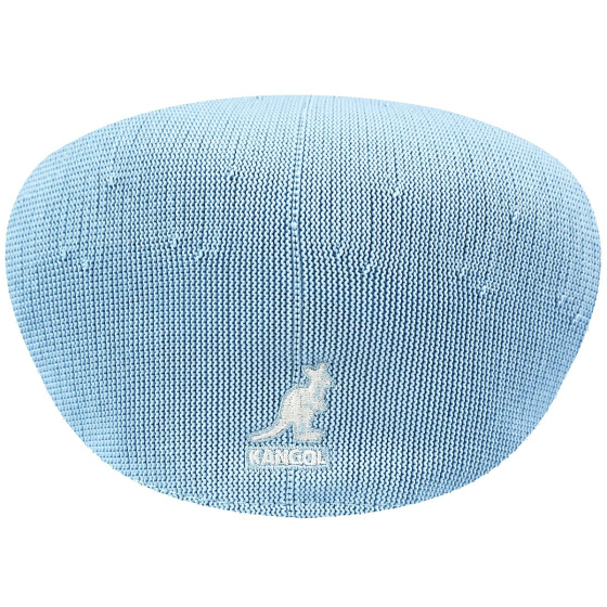 Sky Blue Tropic 504 Flat Cap - Kangol