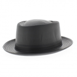 pork Pie leather hat