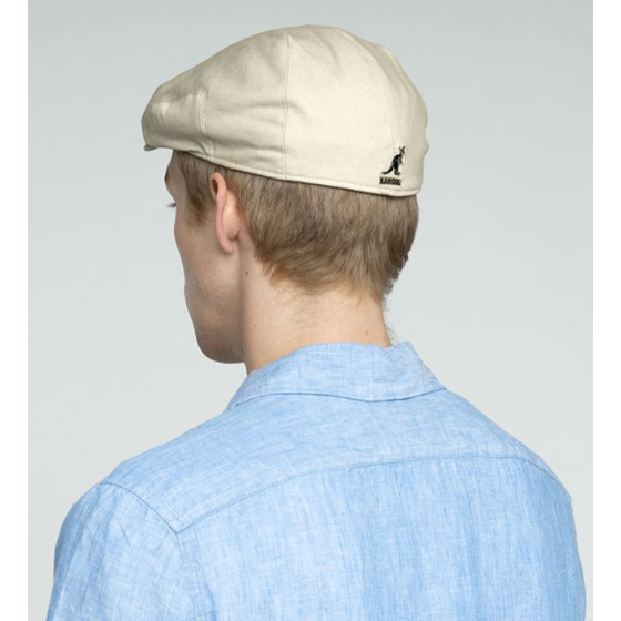 Casquette Plate Washed Coton Beige - Kangol