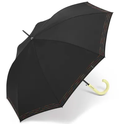 Black Rainbow Pop Long Walking Umbrella - Esprit Reference: 19901 traclet hat shop