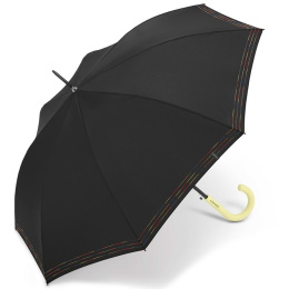 Parapluie Canne Long Rainbow Pop Noir - Esprit