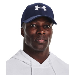 Blue Under Armour Cap With White Logo