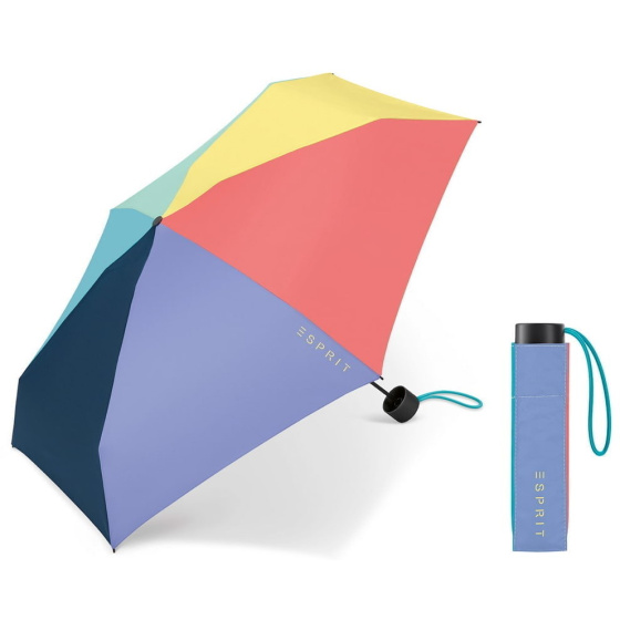 Plain Multicolored Mini Umbrella - Esprit