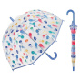 Kids' Clear Dome Umbrella with Jellyfish Print - Benetton