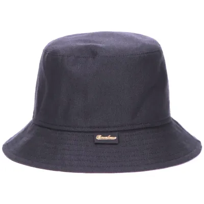 Navy Linen Alessandro Bucket Hat - Borsalino Reference: 19953| Chapellerie Traclet