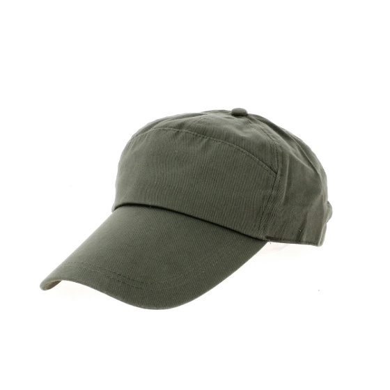 Casquette Baseball Coton Olive Longue Visière- Traclet Casquette Baseball Coton Olive Longue Visière- Traclet