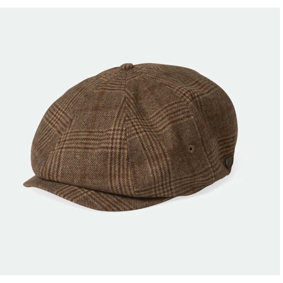Brixton brood cap in brown and beige