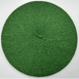 Summer Cotton Silk & Linen Beret Cactus Green - Le Béret Français
