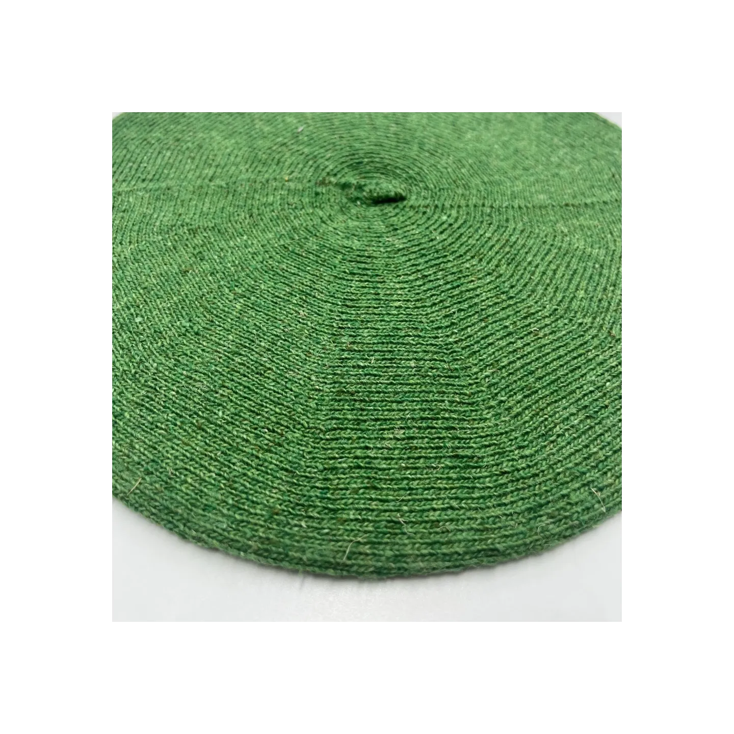 Béret Été Coton Soie & Lin Vert Cactus - Le Béret Français Reference : 19969| Chapellerie Traclet