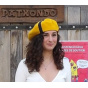 Classic Mustard Yellow Ribbons Beret - Le Béret Français