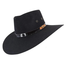 Black Territory Fur Felt Hat - Akubra