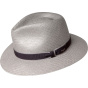 Grey Panama Traveller Brooks Hat - Bailey