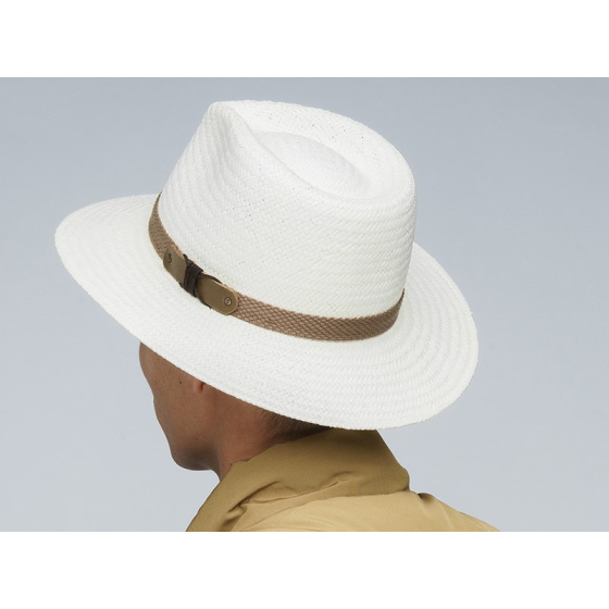 Chapeau Fedora Oswego Panama Papier Naturel - Bailey