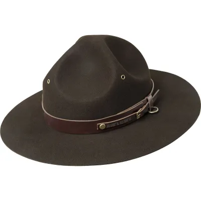 Brown Wool Felt Montana Scout Hat - Bailey Reference: 20007| Chapellerie Traclet
