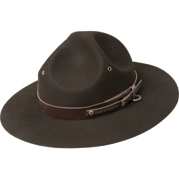 Brown Wool Felt Montana Scout Hat - Bailey