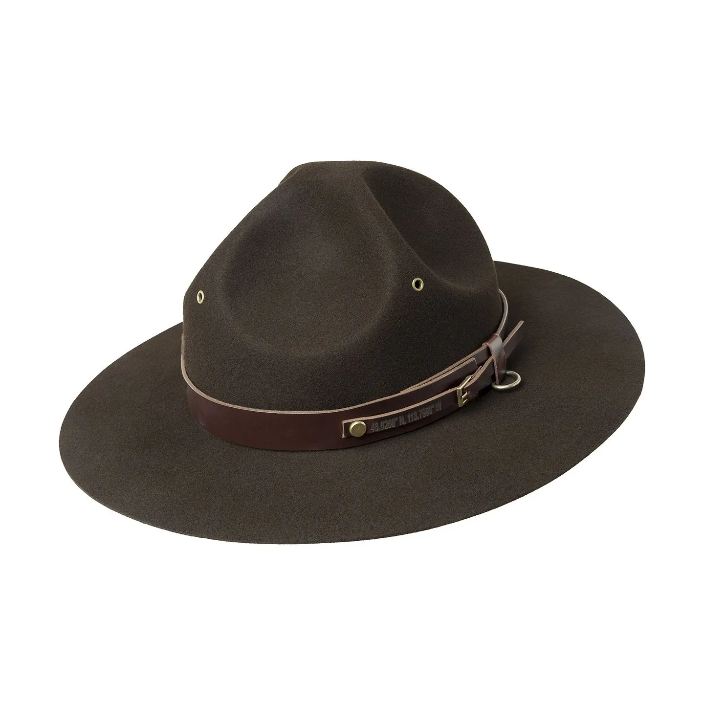 Chapeau Scout Montana Feutre Laine Marron - Bailey