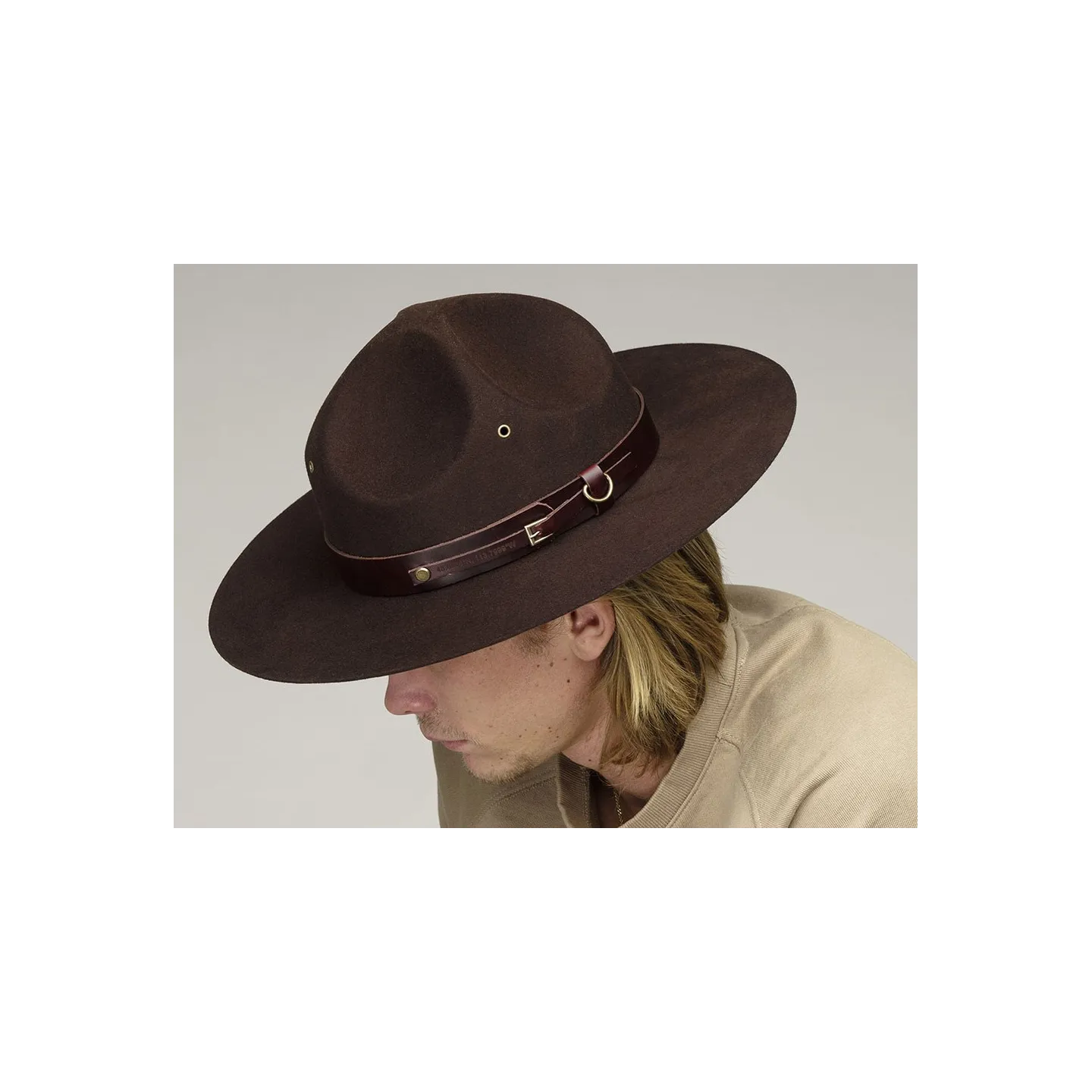 Chapeau Scout Montana Feutre Laine Marron - Bailey  Reference : 20007| Chapellerie Traclet