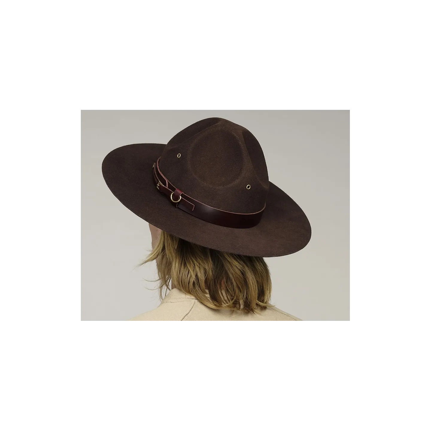 Chapeau Scout Montana Feutre Laine Marron - Bailey  Reference : 20007| Chapellerie Traclet