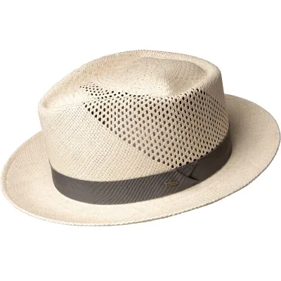 Chapeau Fedora Tharp Paille Naturelle - Bailey