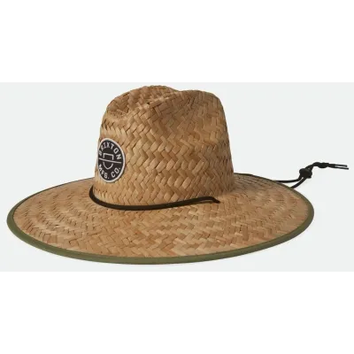 Chapeau Traveller Crest Lifeguard Sun Paille - Brixton  Reference : 20015| Chapellerie Traclet